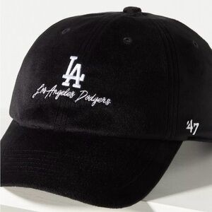 47 Black Los Angeles Dodgers Cap